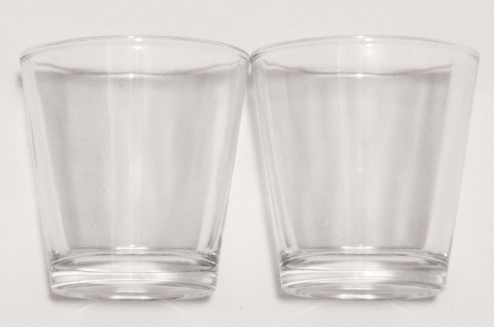 3.5 oz Clear Glass Shooter - Ready to be Personalized, Custom Engraved