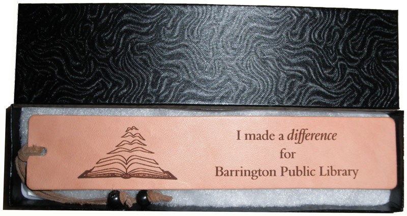 Leather Bookmark with Case - Personalized, Custom Engraved with Optional Leather Cord and Beads