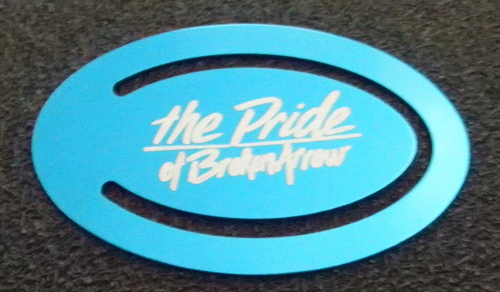 Metal Bookmark - BA Pride - Personalized, Custom Engraved Bookmark