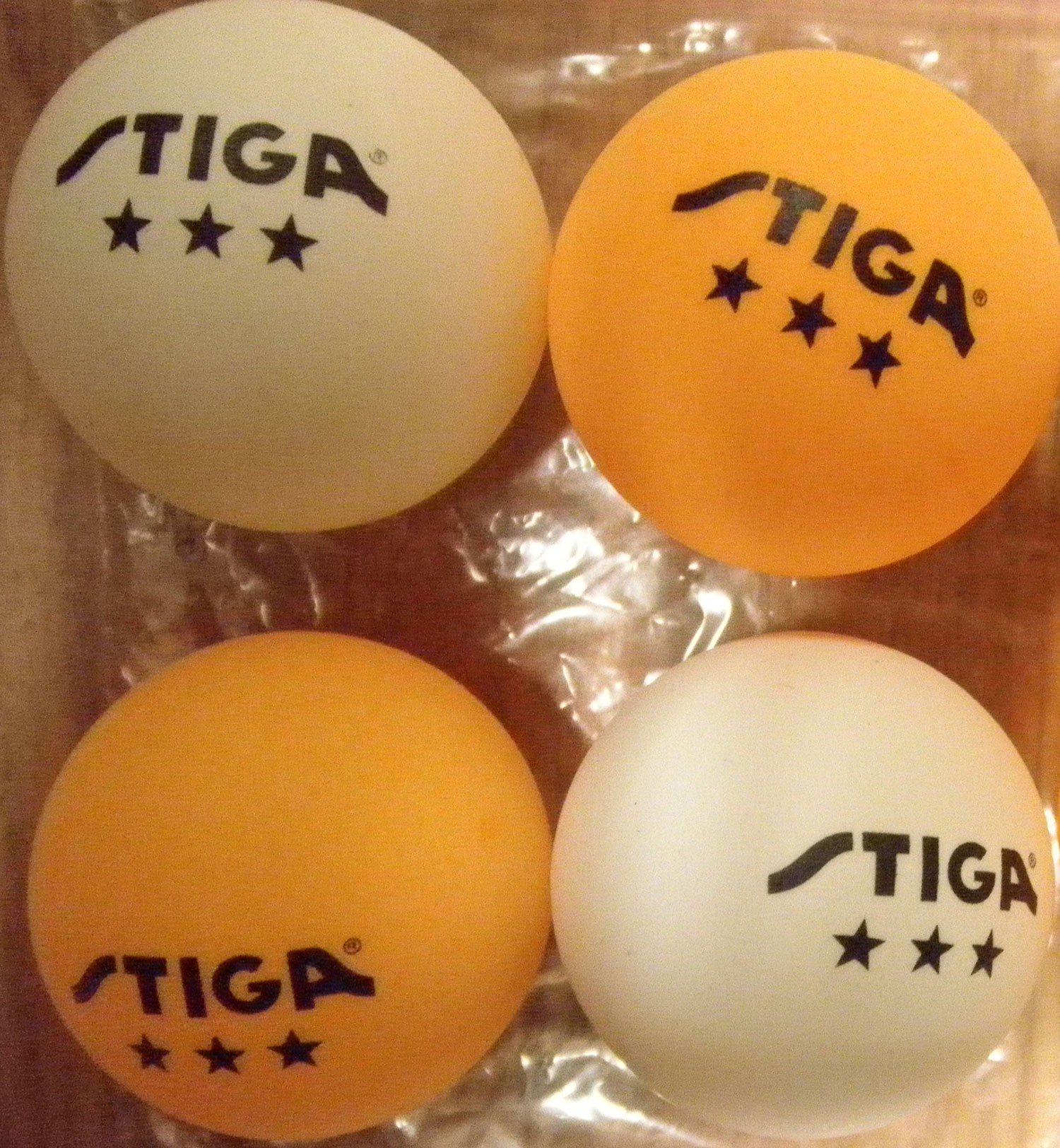 Ping Pong Balls Table Tennis Balls Set Of 6 3 Star Stiga Balls