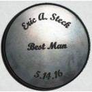 Hockey Puck - Custom Engraved, Personalized, Wedding Party