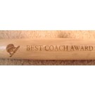 Mini Souvenir Bat - Engraved Best Coach Award