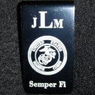 Money Clip - USMC - Personalized, Custom Engraved