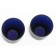 Cobalt Blue Frosted Shot Glasses - Set of 2 - 1.5 oz. Shot Glasses ready for Personalization, Custom Engraving