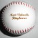 BASEBALL - Official League Playmaker by Rawlings Baseball - Wedding, Most Valuable Ringbearer - Personalized, Custom Engraved