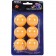 Joola 3-Star Recreational Ping Pong Balls - Set of 6 - Orange Table Tennis Balls