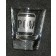 1.5 oz Clear Shot Glass - Engraved with POW - Personalized, Custom Engraved