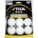 Stiga 3-star 40mm Ping Pong Balls - 6 per package - Table Tennis Balls - WHITE